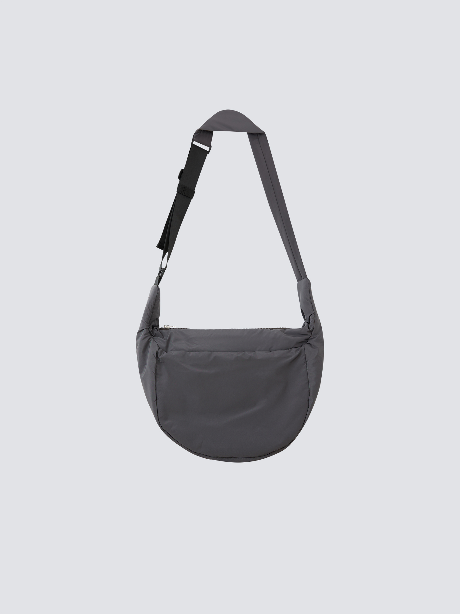 Quilted Shoulder Dumpling Bag｜Grey｜Hong Kong Original Design