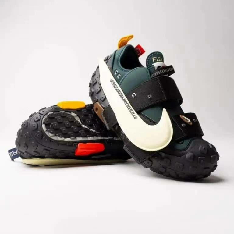 CPFM X Nike Air Flea 2 輪胎鞋 CACTUS 黑色 黑綠
