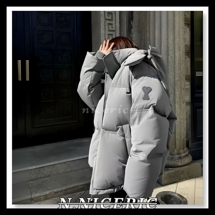 【HAO NICE】法國🇫🇷超級厚AMI羽絨外套𝑨𝑴𝑰 𝑷𝑨𝑹𝑰𝑺 | 𝑭𝑾 23 𝑨𝑴𝑰愛心羽绒外套
