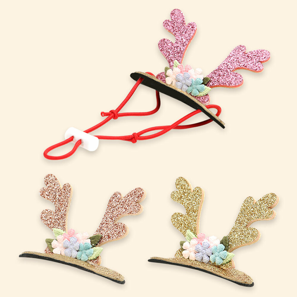 ITS DOG 小花麋鹿髮帶