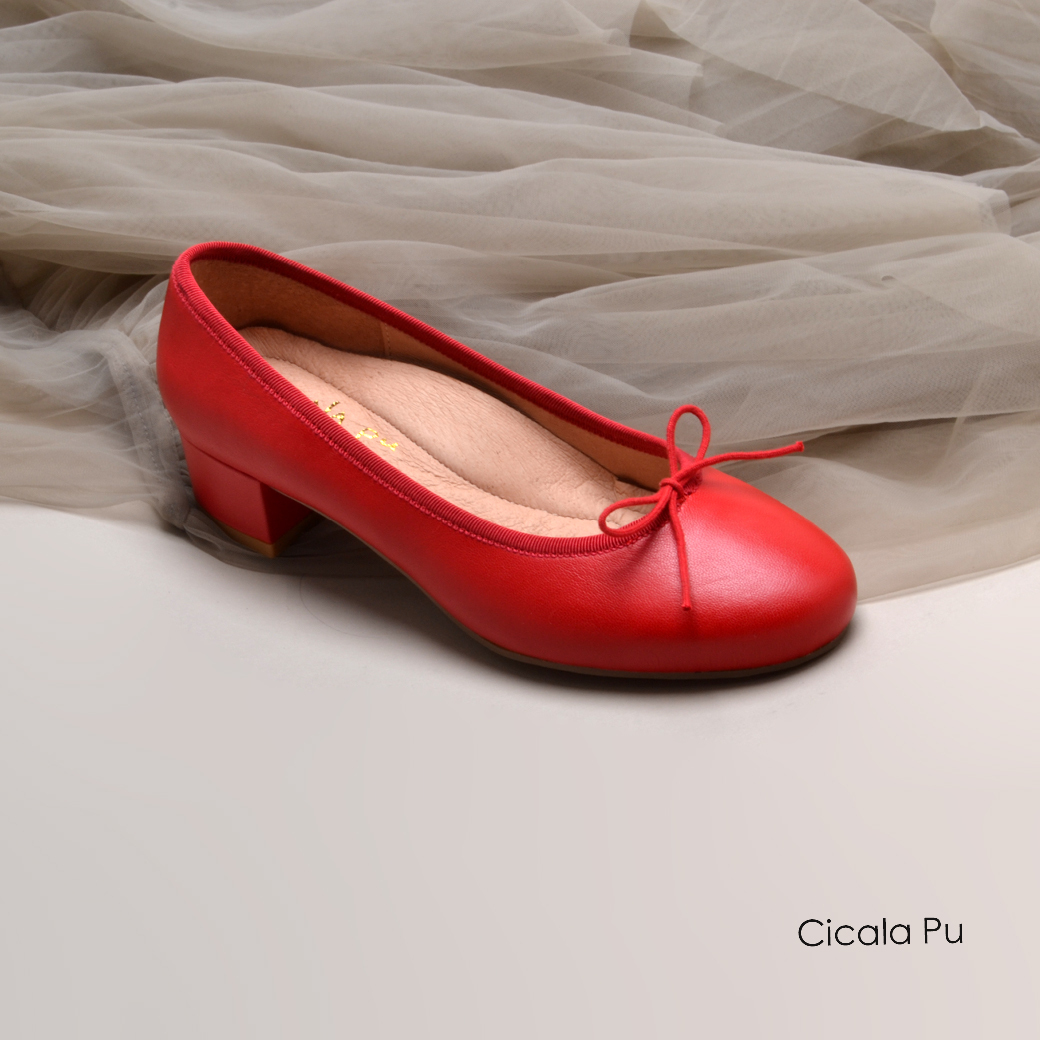 7412 囍紅 低跟鞋