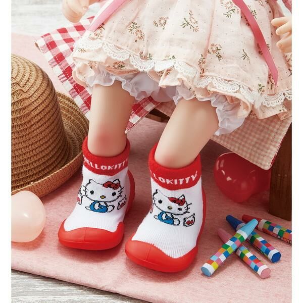 SKATER Hello Kitty幼兒防滑學行襪鞋XS碼