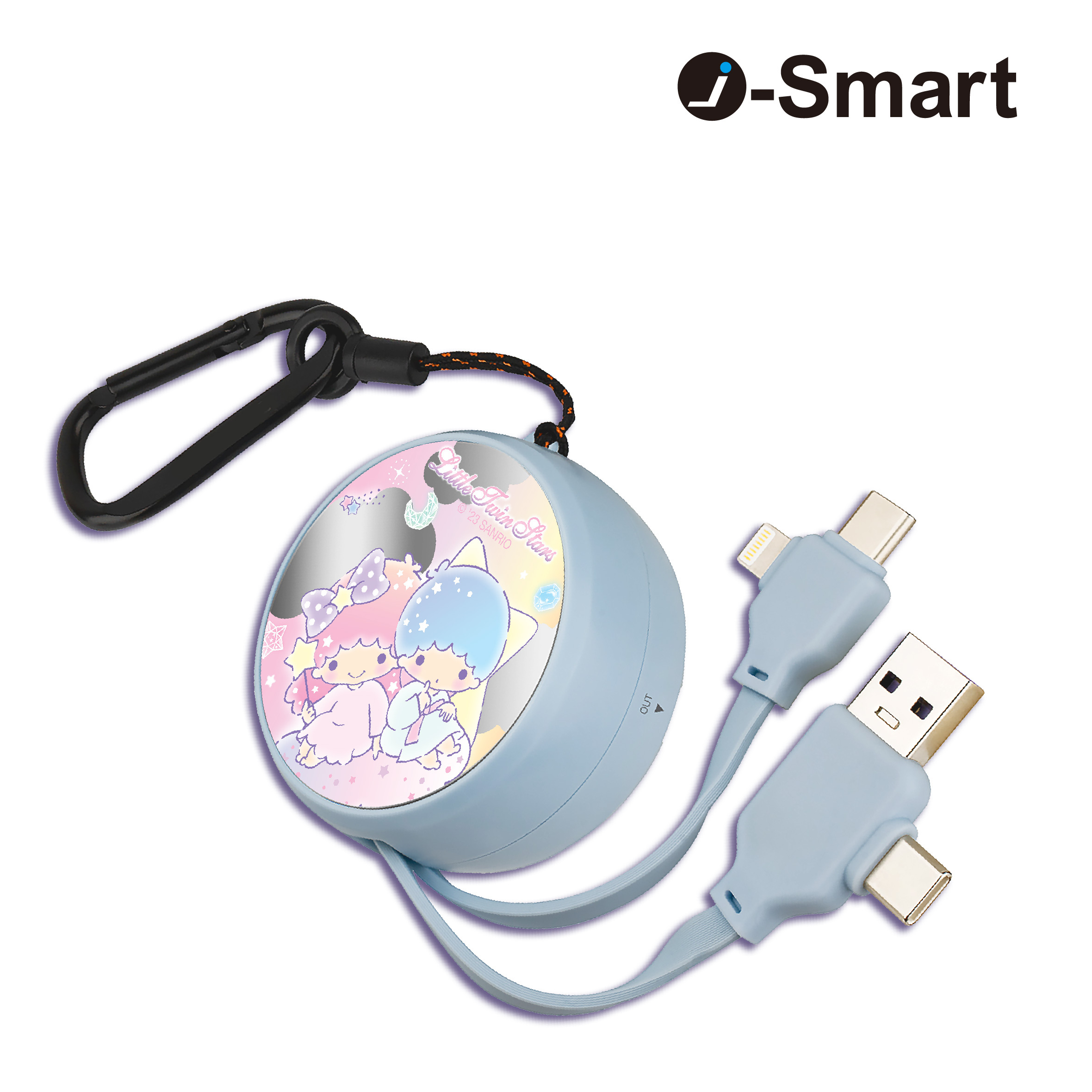 SANRIO-4合1快充充電線-LITTLE TWIN STARS