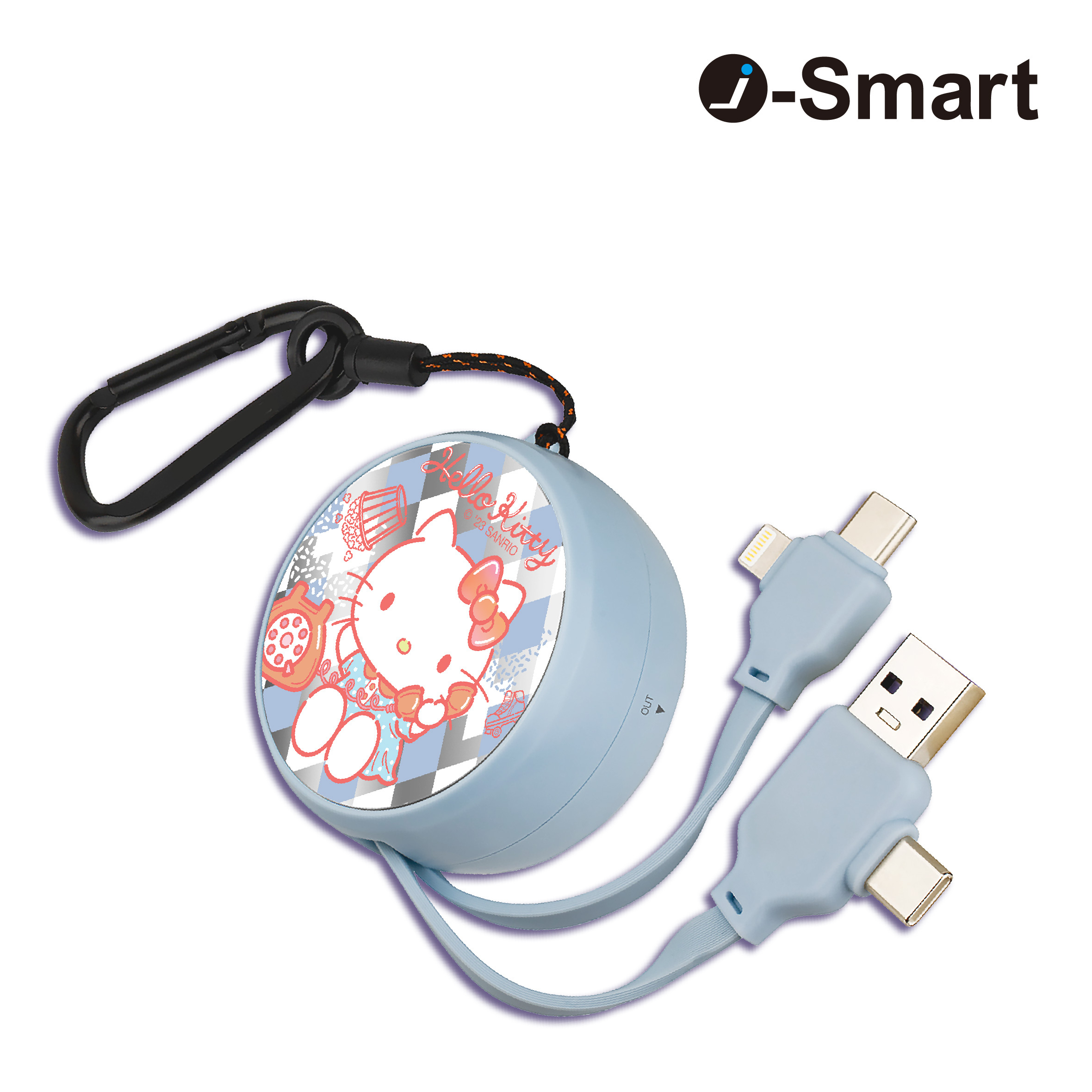 SANRIO-4合1快充充電線-HELLO KITTY