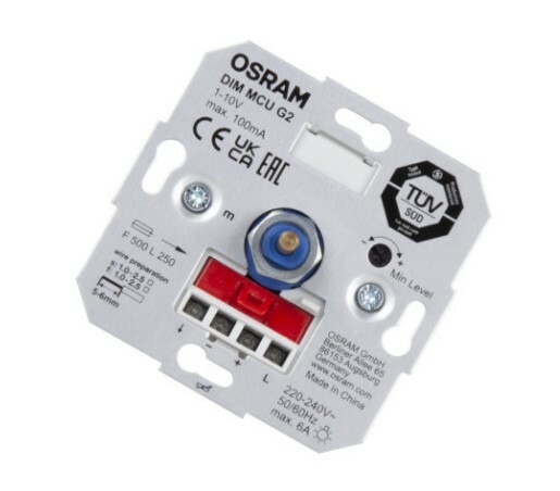 歐司朗旋轉調光開關 1-10V DIM MCU G2