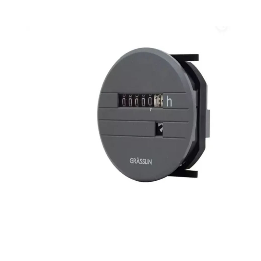 GRASSLIN 05.15.1096.1 小時計數器，UWZ52A 前面板安裝，灰色
