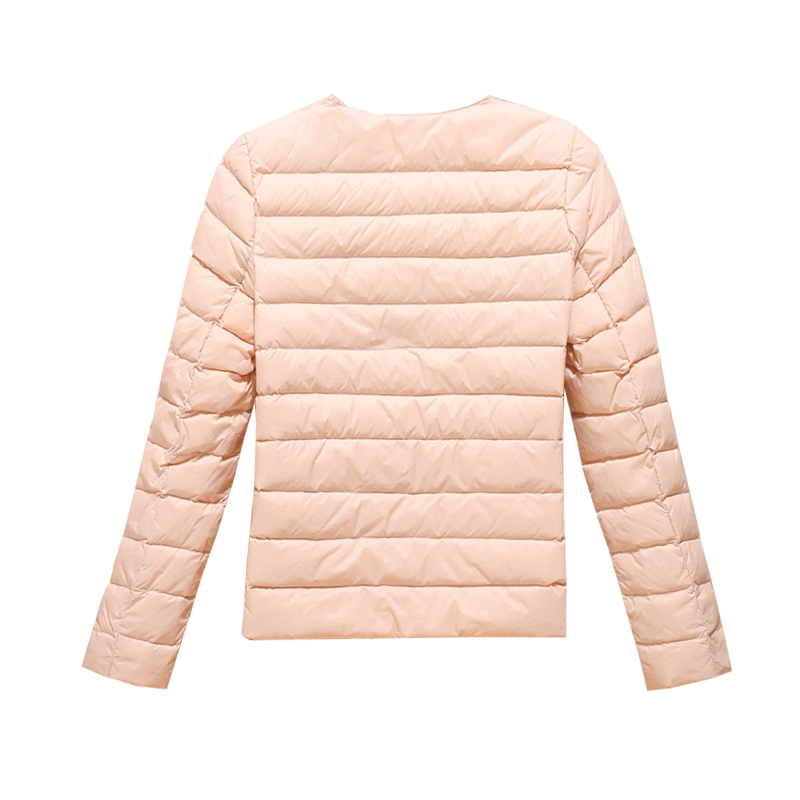 【黎陽】V領保暖可收納羽絨外套 女款 (4色) 羽絨/防風/柔軟/輕量保暖/戶外休閒 02BYS22112