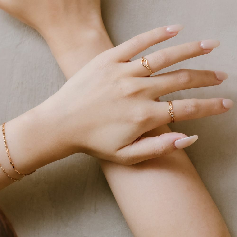 【me.luxe】K10雙層5分鑽石戒