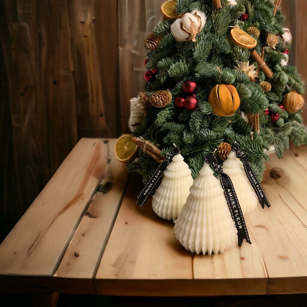 Amuse Fleur Christmas Candles