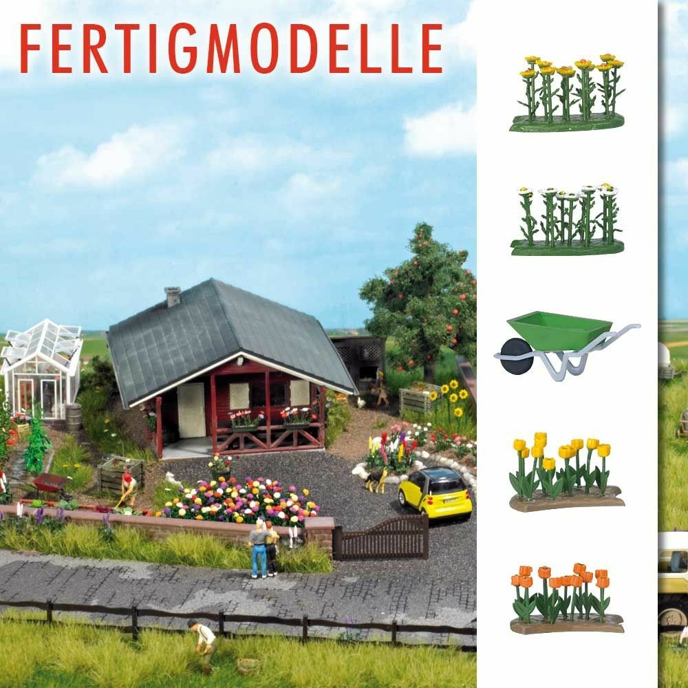 Busch 1231 HO規 Tulips and Daisies 鬱金香和雛菊