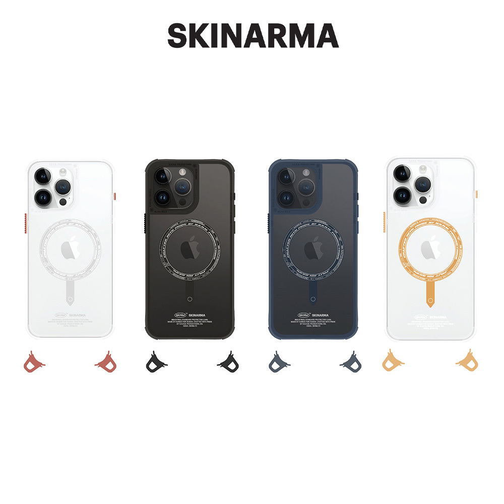 SKINARMA SAIDO 低調風格磁吸防摔手機殼(附掛繩環)