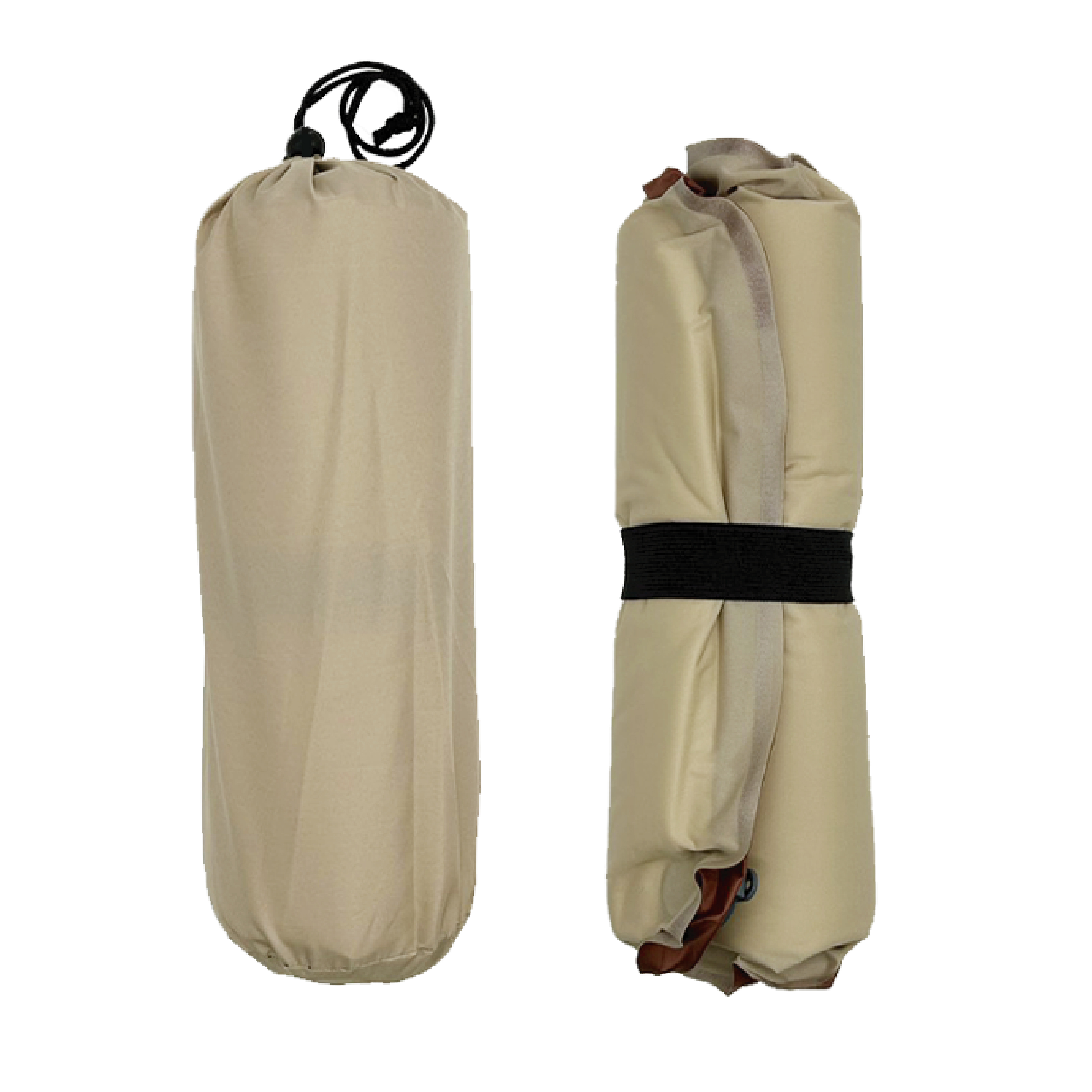 戶外充氣海綿枕頭 (卡其色) 自動充氣/易收納/體積小 64CHK0002