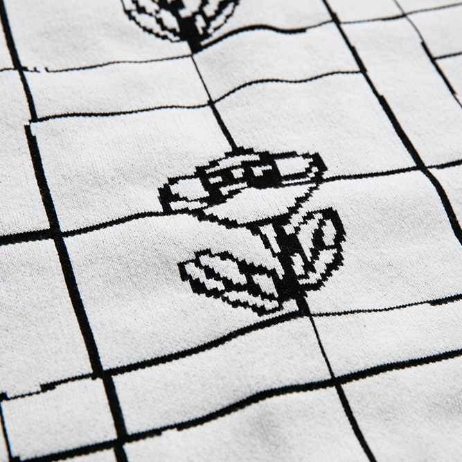 Rosy From Tingshou Rd. Cardigan - B&W