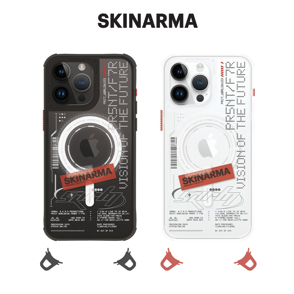 SKINARMA Orion 未來科技磁吸防摔手機殼(附掛繩環)