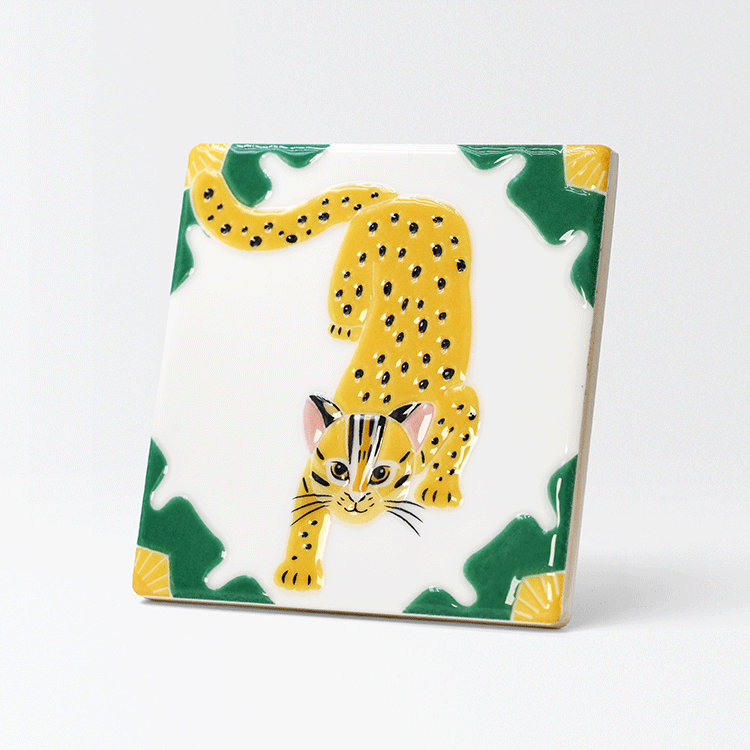 臺灣花磚｜臺灣石虎