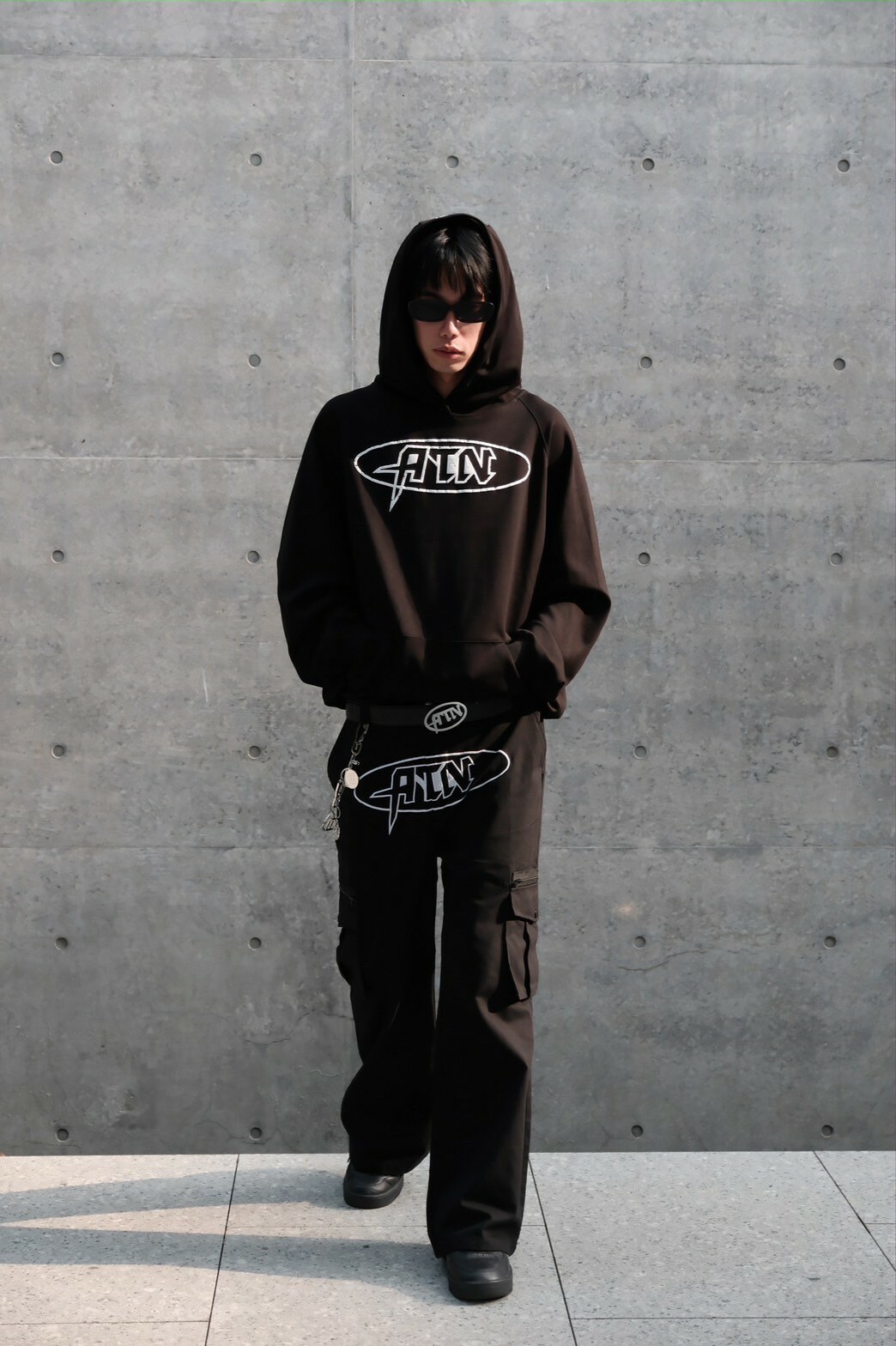 ATONE STUDIO 正面Logo 斑駁發泡帽T “ATN HOODIE”