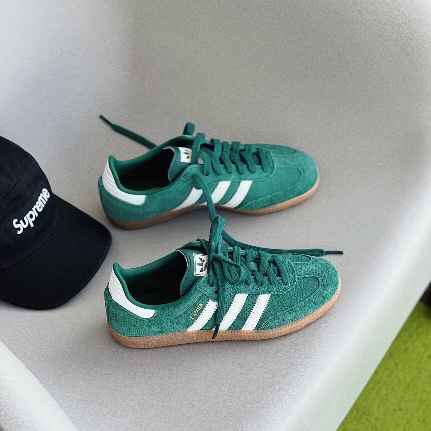 Adidas Originals Samba OG 森林綠 焦糖底 復古 德訓鞋 HP7902