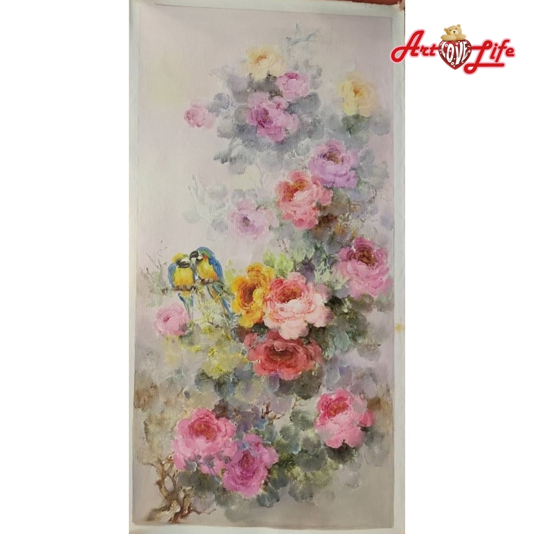 B001_80160 高級手繪油畫_花卉