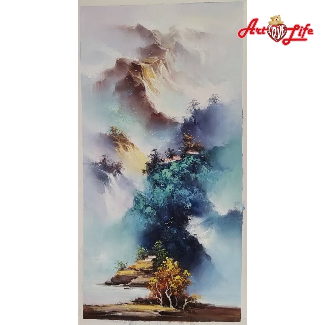 B039_60120高級手繪油畫_風景