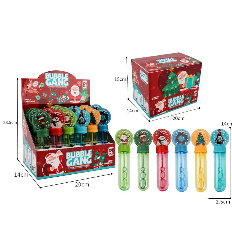 現貨區 聖誕節泡泡棒玩具(一盒24支) A9679