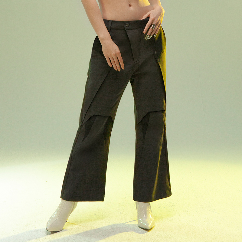 不作惡「Aristoi IV長褲-拒水」賽博龐克極簡風雙層結構西裝褲