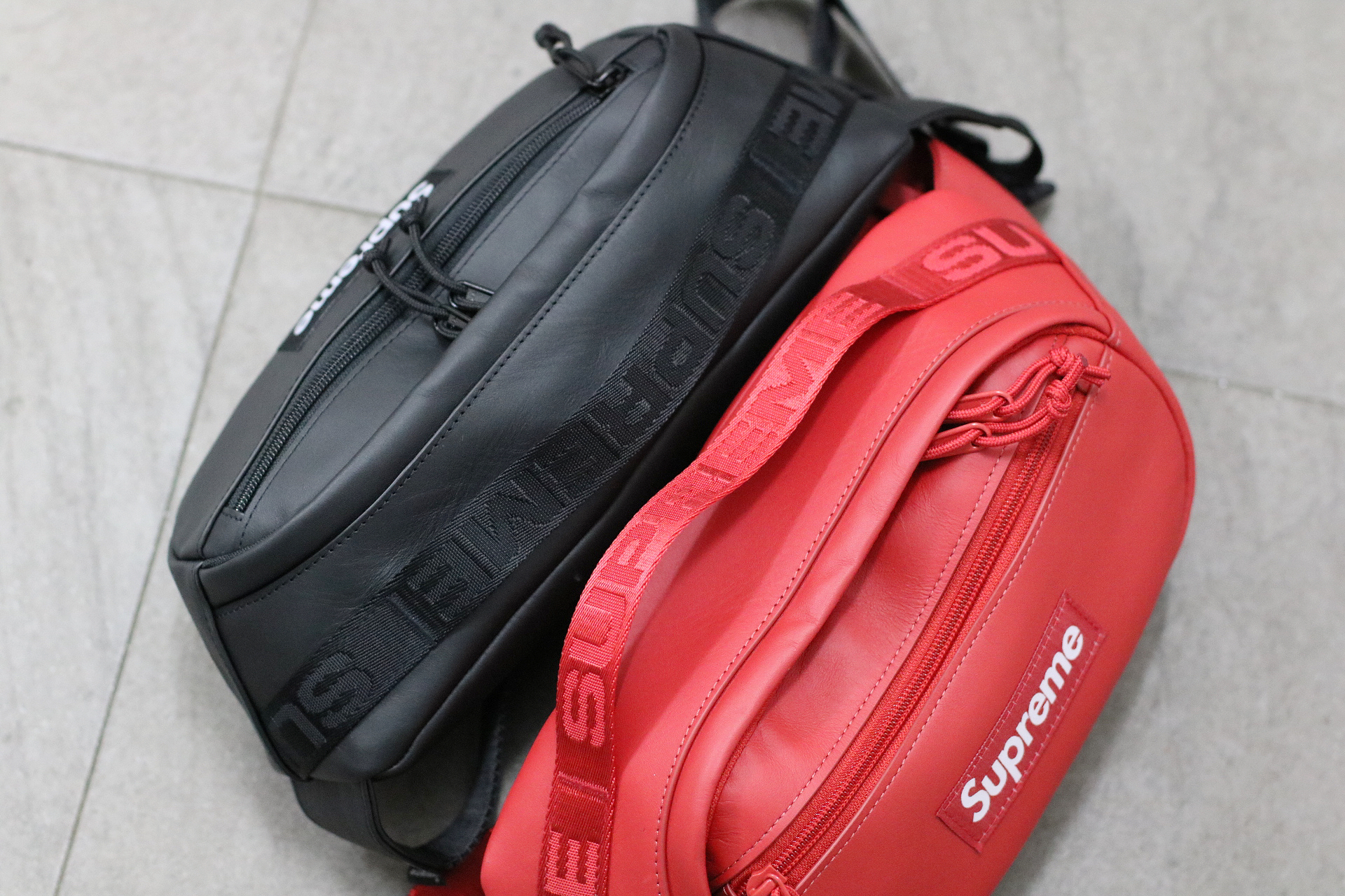 Supreme FW23 Leather Waist Bag 兩色