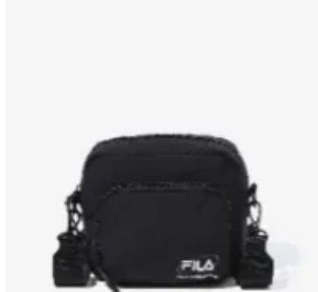 [S] FILA **SATURN LINEAR MINI CROSSBODY BAG,BLACK, 8809941610338 [FINAL SALE] (SFL262)