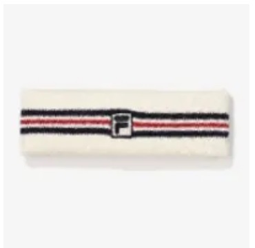 [S] FILA **TENNIS HERITAGE HEADBAND,WHITE, 8809913900344 [FINAL SALE] (SFL264)