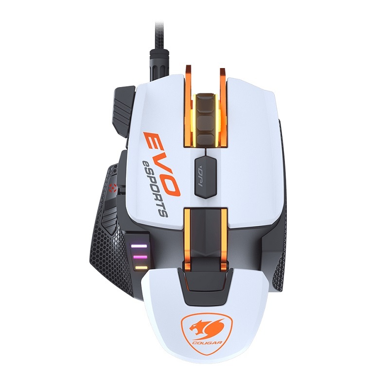 米特3C數位–COUGAR 美洲獅 700M EVO ESPORTS 16000DPI 白色電競滑鼠