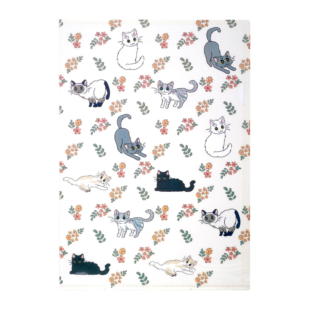 Assorted Cat Folder Creamy Bliss