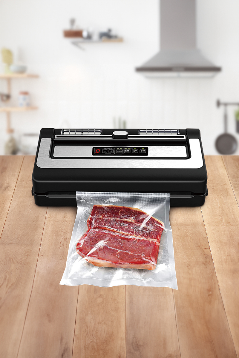 WideLife-抽氣嘴+真空槽 全自動真空包裝機PW300