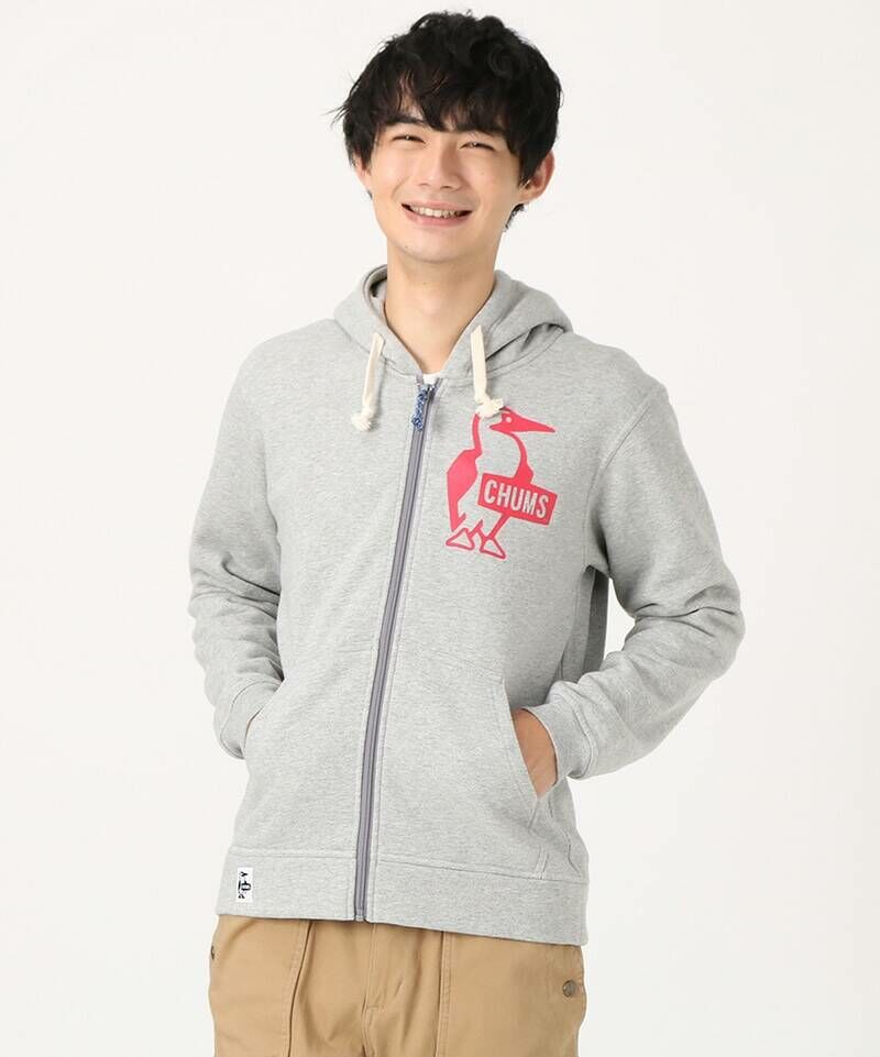 Chums - Men's Booby Logo Zip Parka