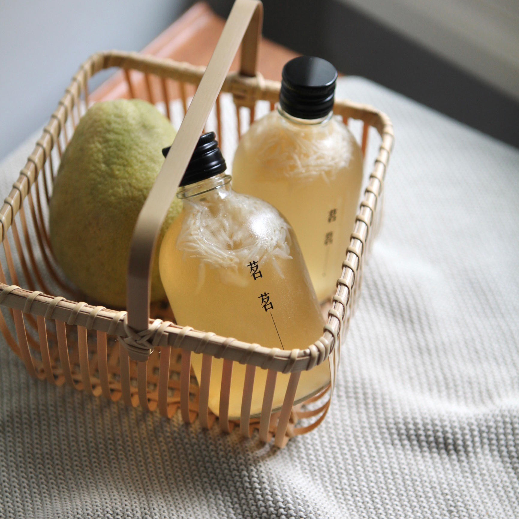 茗茗康普茶香檳｜柚香金萱