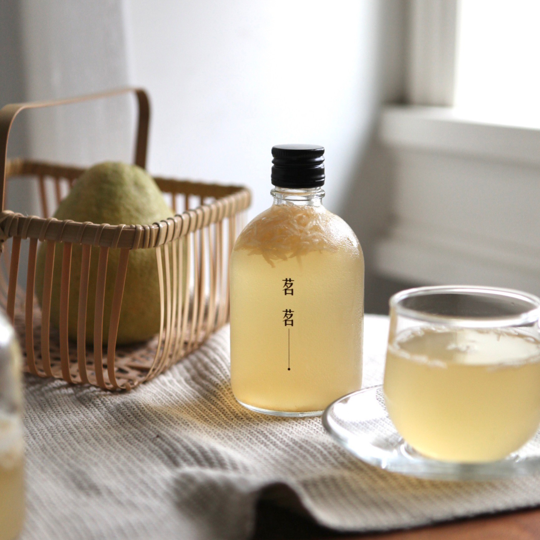 茗茗康普茶香檳｜柚香金萱