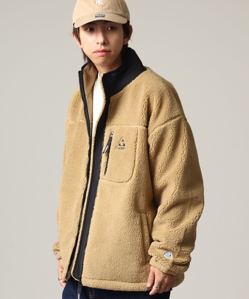 Gerry JP Sheep boa fleece stand collar jacket