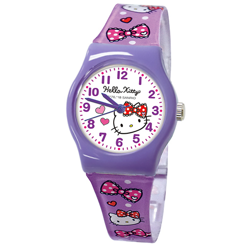 【三麗鷗】Hello Kitty凱蒂貓兒童卡通手錶 大/中 (35)