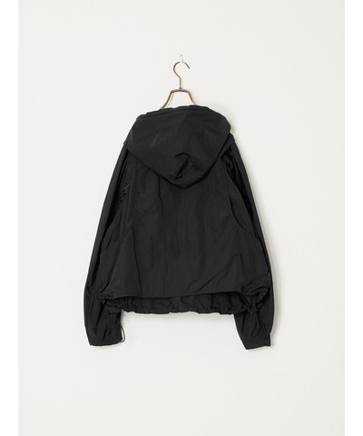 REMI RELIEF - Short Hoodie With Ventilation / BLACK