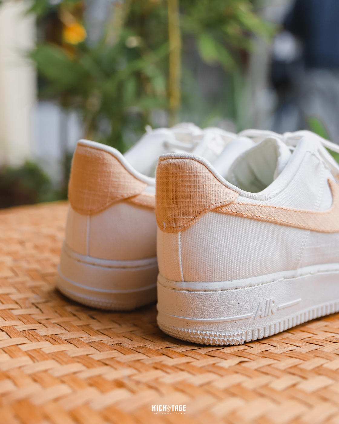 NIKE AIR FORCE 1 PRM NN SUN CLUB 白奶茶白卡其休閒鞋DM0208-100