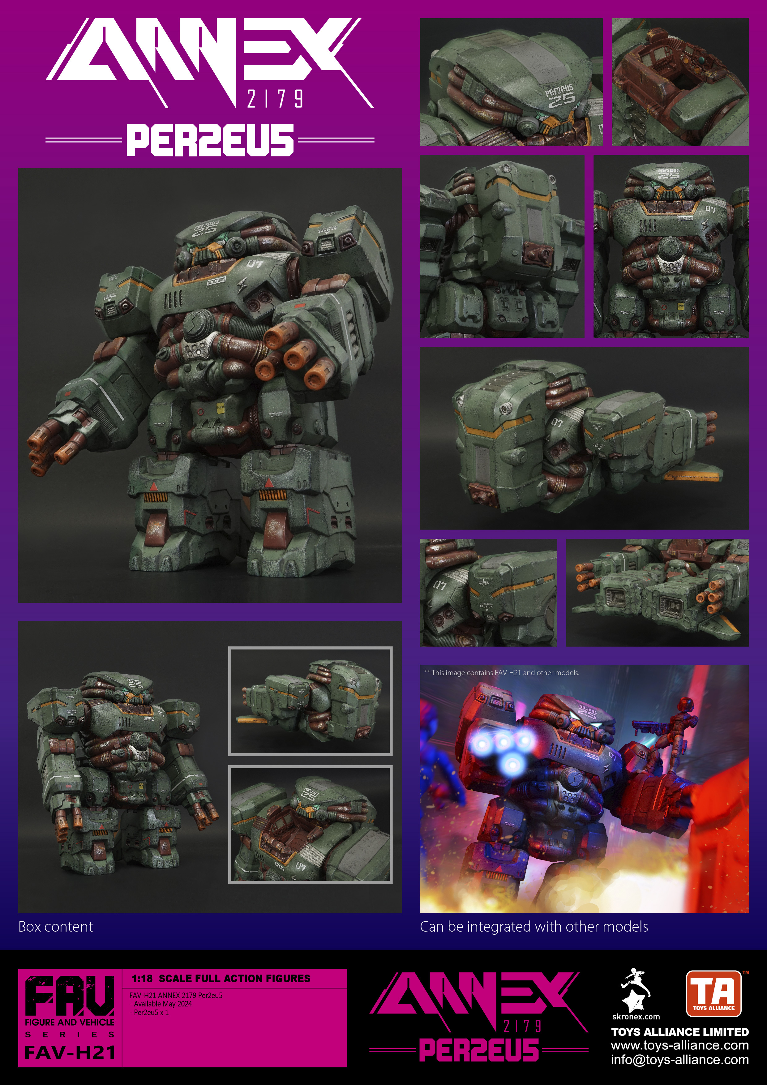 Toys Alliance ANNEX2179 FAV-H21 Per2eu5 珀爾宙斯