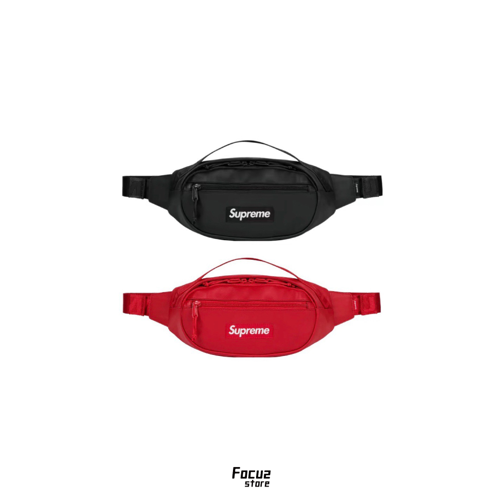 【Focus Store】預購 Supreme FW23 Week10 Leather Waist-bag 牛皮 腰包 兩色