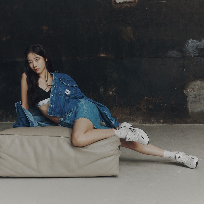 韓國連線限定 CALVIN KLEIN 23FW 復古拼接老爹鞋