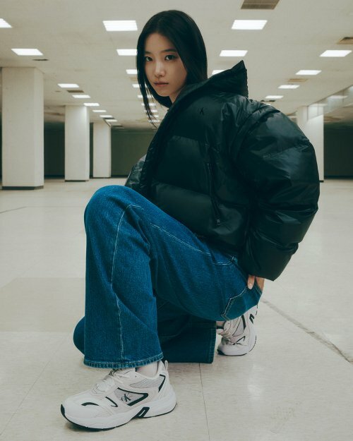 韓國連線限定 CALVIN KLEIN 23FW 復古拼接老爹鞋