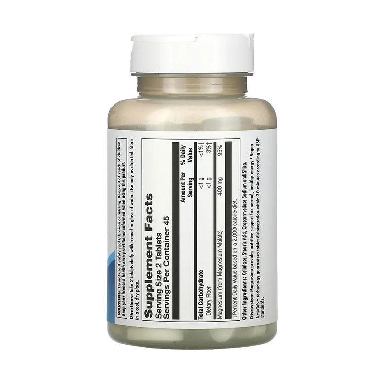 KAL Magnesium Malate 400, 90 Tablets