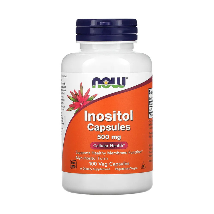 NOW Foods, Inositol Capsules, 500 mg, 100 Veg Capsules