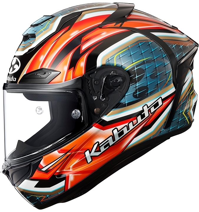 OGK KABUTO F-17 彩繪 GLANZ 亮紅/灰 全罩