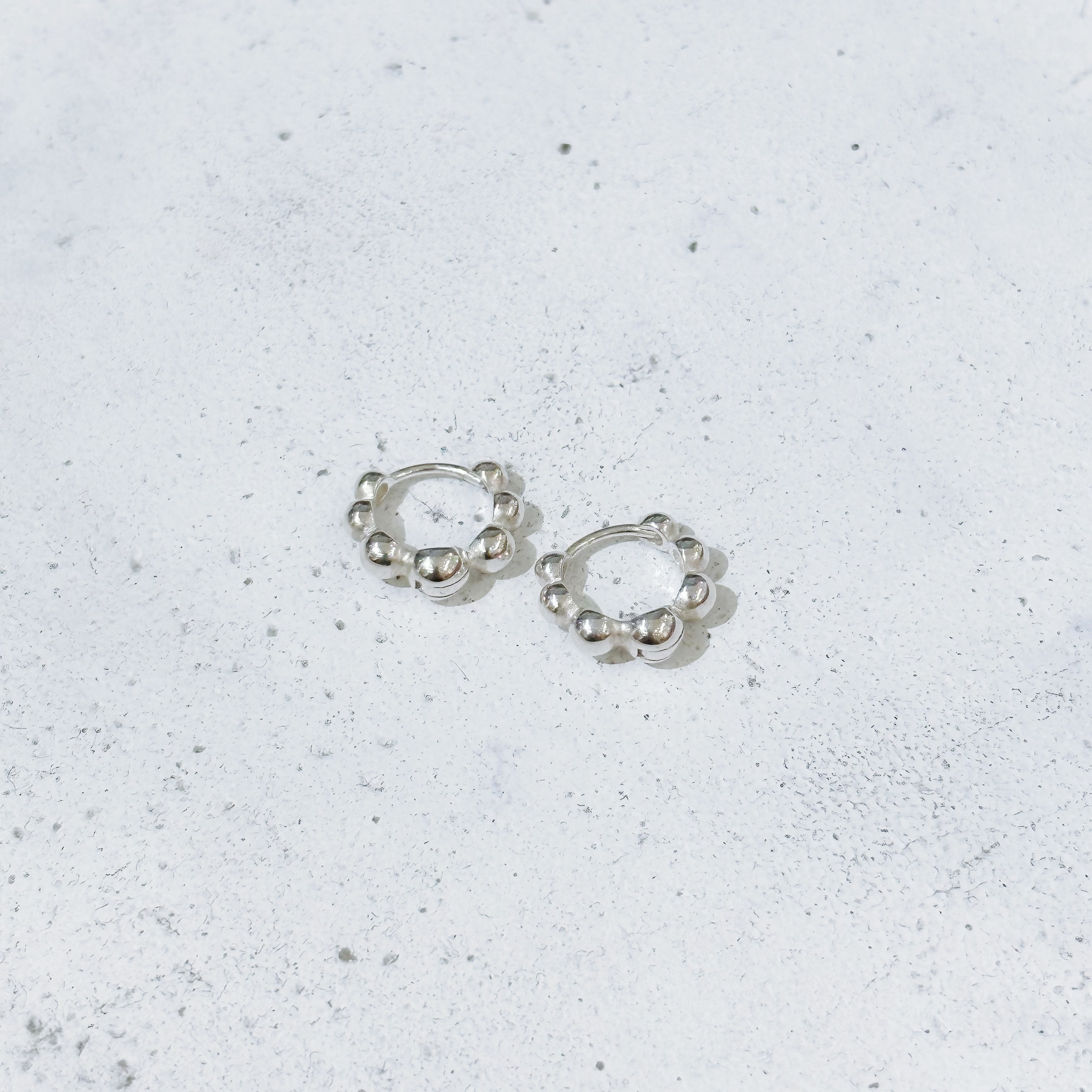 925純銀冬甩耳圈