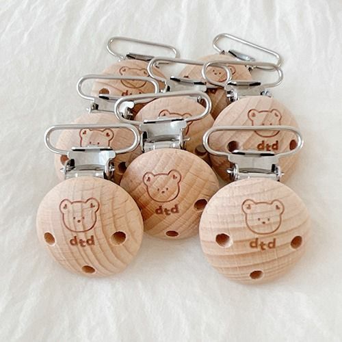 DOT熊熊奶嘴鏈夾頭