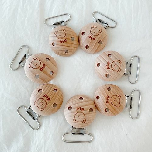 DOT熊熊奶嘴鏈夾頭
