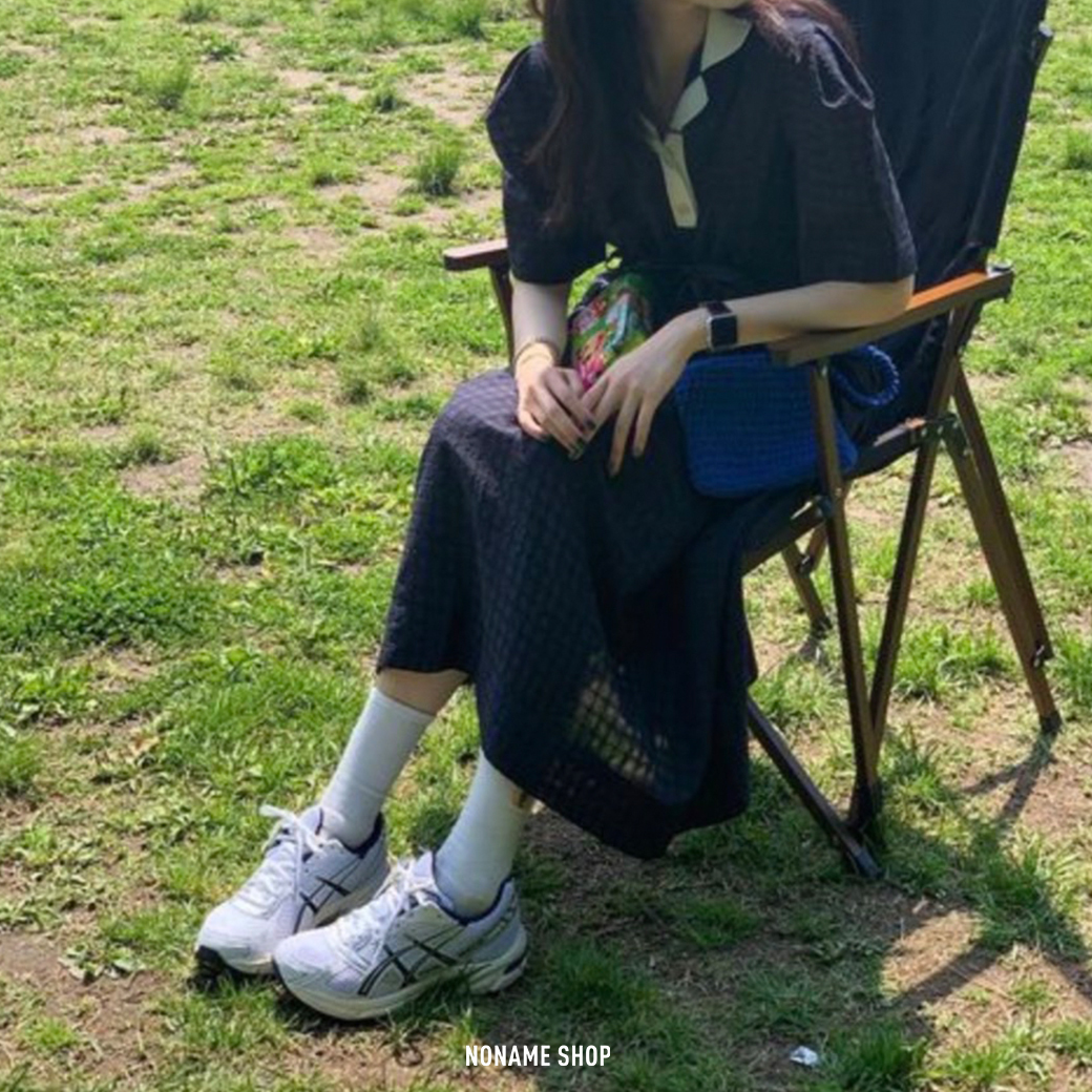 ASICS GEL-1130 復古 奶油底 午夜藍 (女款)