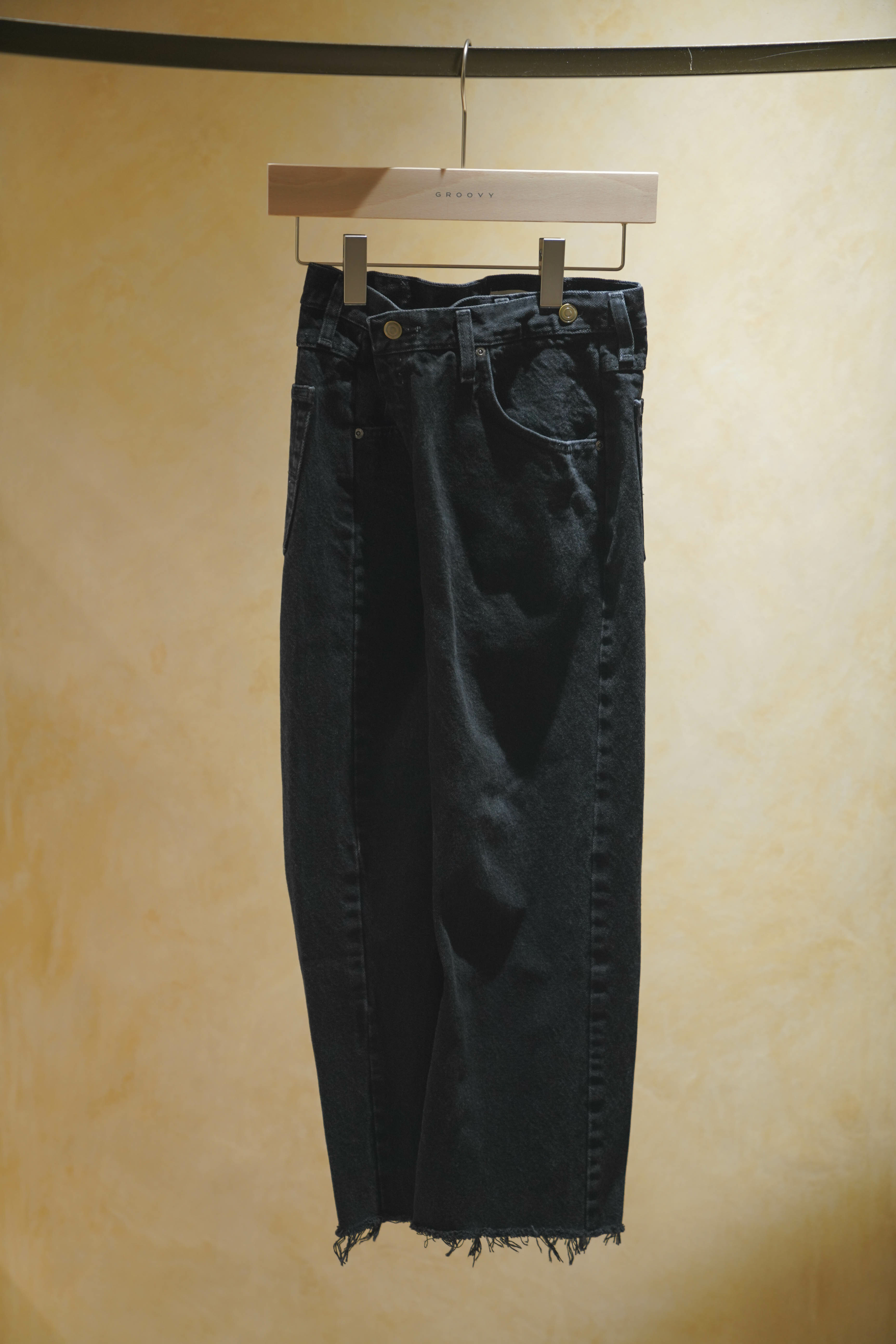 77 CIRCA CIRCA MAKE WRAP UP DENIM PANTS (2色)